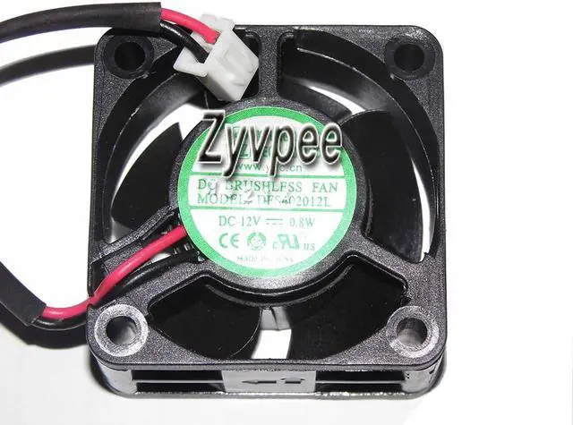 Main image of Zyvpee 40mm DFS402012L 12V 0.8W 2 wires ultra-quiet fan for switches Chips 40x20mm