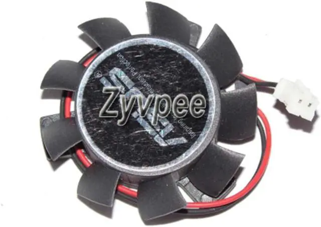 Alt view image 3 of 3 - Zyvpee T124010DL 12V 0.1A 2 wires frameless vga cooling Fan