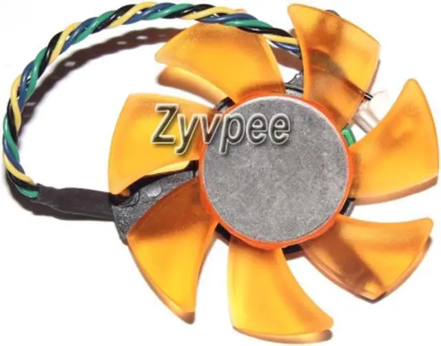 Alt view image 3 of 3 - Zyvpee PLD05010S12L DFB501012H 12V 0.1A 4 Wires Video Fan for 9400GT GT210 GT520