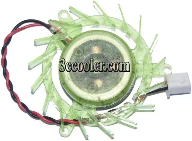 Alt view image 3 of 3 - Zyvpee 45mm DX1245LSNV 12V 0.12A 2Wire 7300 7600 X800 7950GT 7900 Video Fan 39x39x39mm