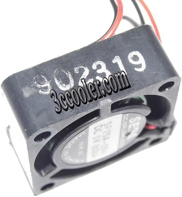 Alt view image 3 of 3 - Zyvpee 25mm SF25A-05H 5V 0.09A 2 Wires 2 Pins Micro tiny Cooling FAN 25x10mm