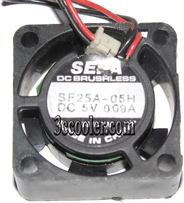 Main image of Zyvpee 25mm SF25A-05H 5V 0.09A 2 Wires 2 Pins Micro tiny Cooling FAN 25x10mm