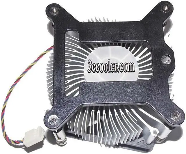 Alt view image 4 of 4 - Zyvpee for 4 Wires 12Vdc 644724-001 724801-001 644725-001 Pavilion CPU Heatsink Fan