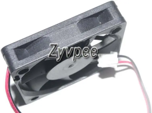 Alt view image 3 of 3 - Zyvpee 50mm RDM5010B 12V 0.08A 2 Wires 5CM CPU Cooling Fan 50x10mm
