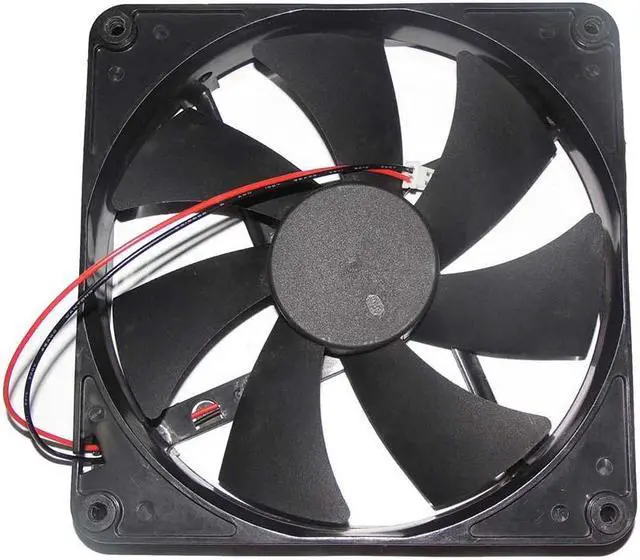 Alt view image 3 of 3 - Zyvpee 140mm D14BH-12(L-SSS) 12V 0.7(GP) 2 Wires 2 Pins Case Fan 140x25mm