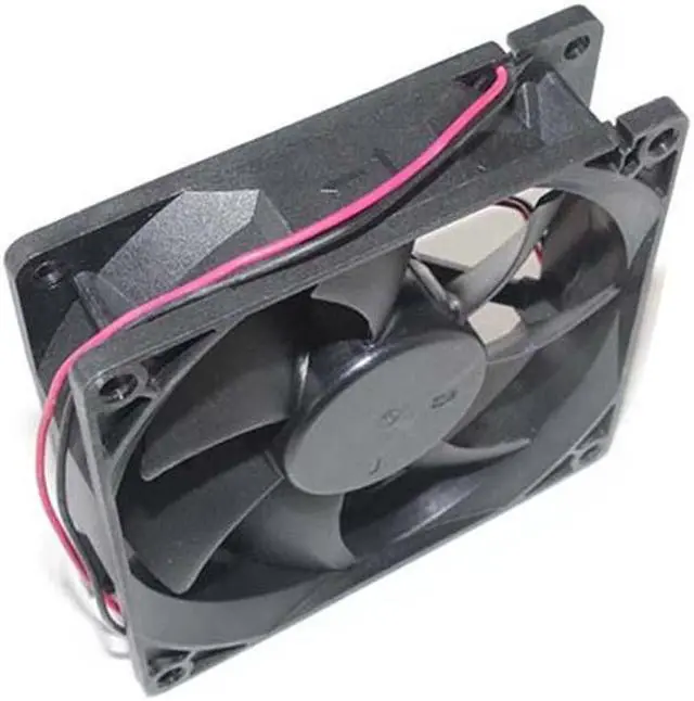 Alt view image 2 of 4 - Zyvpee 9CM D90SM-12 D90SL-12 12V 0.18A 2 Wires 2 Pins Case Fan 90x25mm