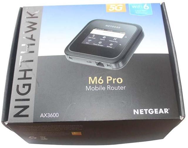 Alt view image 6 of 6 - Zyvpee Unlocked Netgear Nighthawk M6 Pro 5G Cat20 Mobile Hotspot Router WIFI6 MR6500 1A1NAS