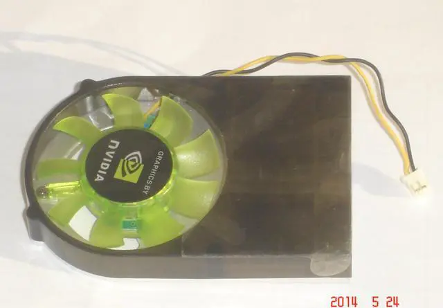 Alt view image 2 of 2 - Magic MGT5012XB-W10 Cooling fan with heatsink 12V 0.19A 2-wires 9-blades