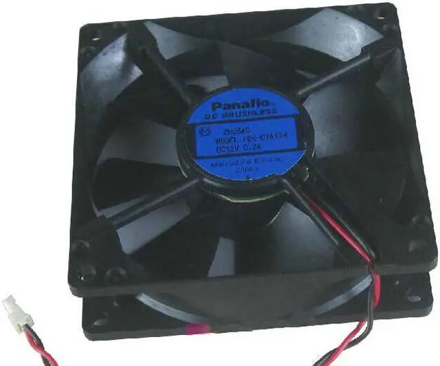 Main image of Square Cooler of Panaflo 9225 FBK-09A12H with 12V 0.2A 2-Wires 2 Pins case fan