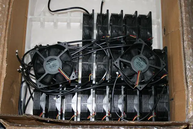 Alt view image 2 of 2 - Square Cooler of Panaflo 12038 FBL12G12L with 12V 0.24A 3-Wires For Panasonnic TC-60L10D TC-50L10D 4F25AD-2CS Cooling Fan