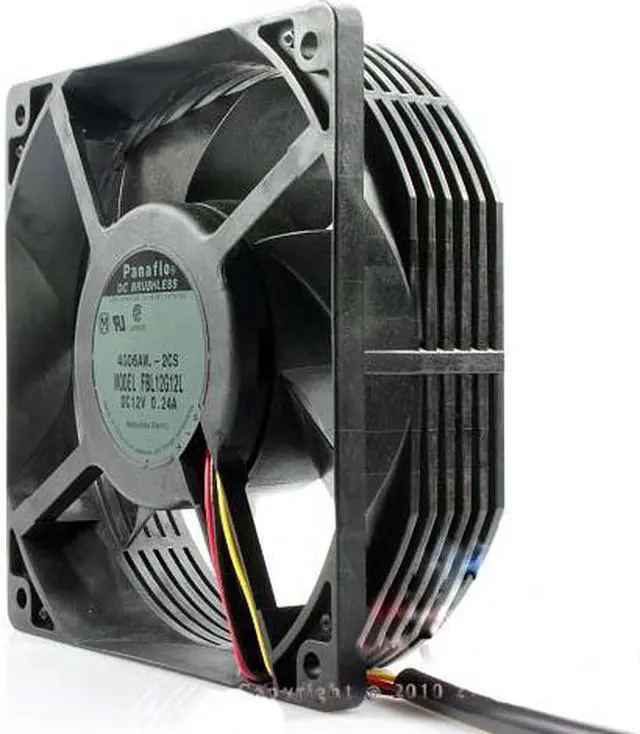 Main image of Square Cooler of Panaflo 12038 FBL12G12L with 12V 0.24A 3-Wires For Panasonnic TC-60L10D TC-50L10D 4F25AD-2CS Cooling Fan