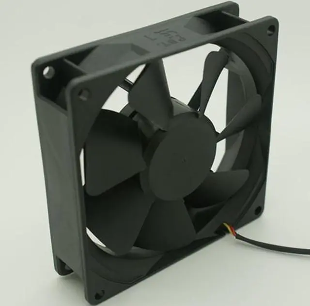 Alt view image 2 of 3 - Square Cooler of SUNON 9225 KDE1209PTV1 with 12V 1.9W 3-Wires Case fan power cpu cooler
