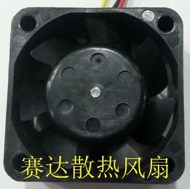 Alt view image 4 of 4 - DC square Cooler of NIDEC 4020 TA150DC C34792-33 with 12V 0.27A 3-Wires