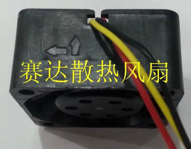 Alt view image 3 of 4 - DC square Cooler of NIDEC 4020 TA150DC C34792-33 with 12V 0.27A 3-Wires