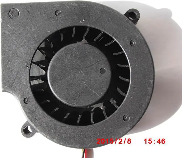 Alt view image 3 of 3 - DC Blower of EVERFLOW 7515 B127515BU with 12V 0.8A 3Wire For 775 1155 cpu