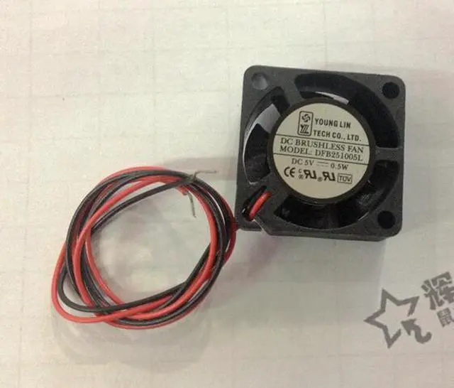 Main image of DFB251005L DC12V 0.04A 0.5W 2-Wires Ball bearing Cooling Fan for Chipset hardDisk