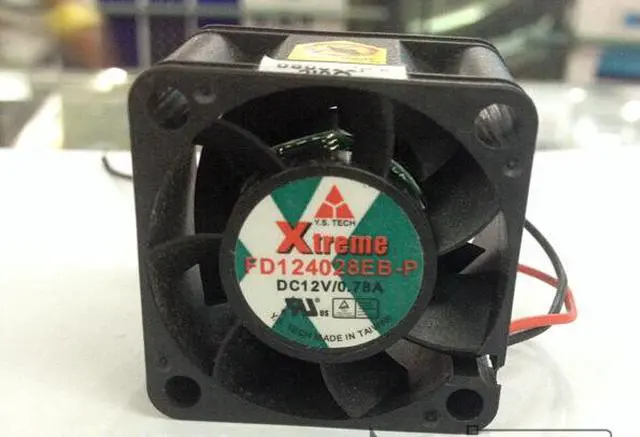 Main image of Y.S.TECH FD124028EB-P 40*28mm 12V 0.78A For 1U Server Case fan