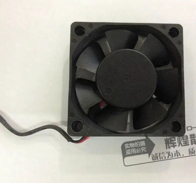 Alt view image 4 of 4 - JAMICON JF0615b1h--r  JF0615b1h-r  12V 0.17A 6015 6CM 2-Balls bearing 2-Wires 2-Pins Cooling fan for case