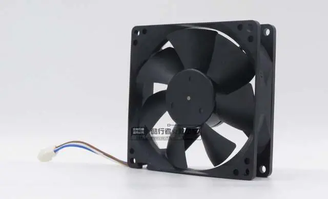 Alt view image 2 of 3 - Nidec 9025 9cm D09A-12PM  Ball bearing silence Cooler with 12V 0.10A 3 Wires 3pins For case