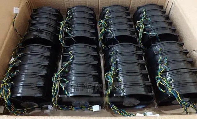 Alt view image 5 of 5 - Keep 9225 A9225L12S Circular DC Cooler with 12V 0.,20A 4 Wires 4Pins sleeve bearing For case, CPU