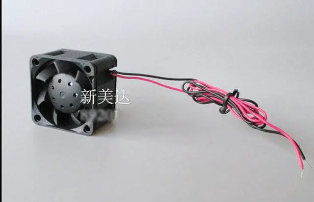 Alt view image 2 of 2 - Original Y.S YECH FD124028MB-P 4028 2 Balls Bearing Cooling fan with 12V 0.20A 7000RPM 13CFM 34.5dbA 2 Wires