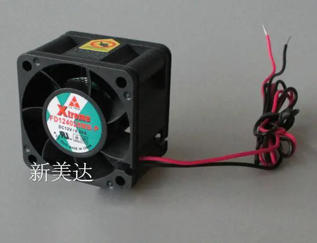Main image of Original Y.S YECH FD124028MB-P 4028 2 Balls Bearing Cooling fan with 12V 0.20A 7000RPM 13CFM 34.5dbA 2 Wires