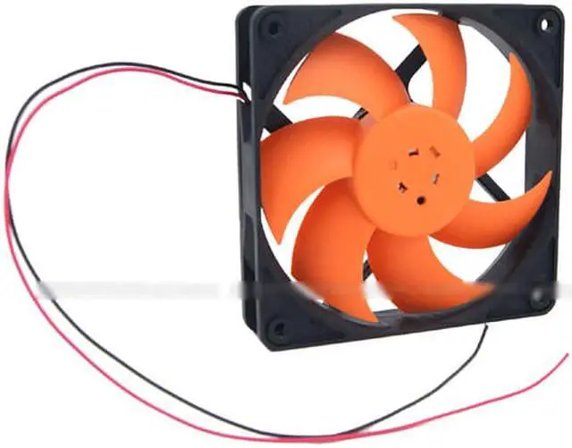 Alt view image 2 of 4 - Magic 12CM MGA12012HS-O25 Hydraulic bearing cooler with 12V 0.45A 2 Wires