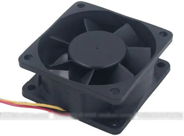 Alt view image 2 of 4 - ADDA 6CM 6025 AD0612LX-A73GL Hypro alloy bearing Cooling fan with 12V 0.08A 3 Wires 3Pins Connector