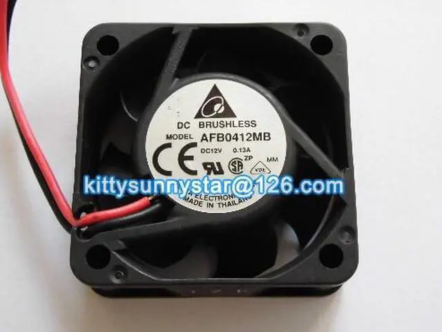 Main image of Delta 4015 AFB0412MB 12V 0.13A 2Wire Cooling Fan