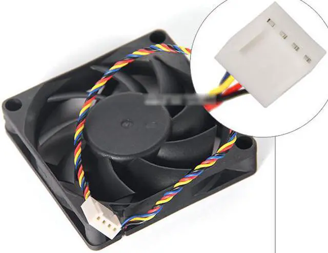 Alt view image 2 of 2 - AVC 7015 DA07015R12U AMD CPU Cooling fan with 12V 0.7A 4 Wires 4 Pins PWM
