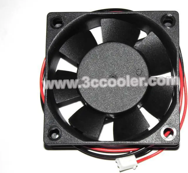 Alt view image 2 of 2 - DF126020SL 12V 0.18A 2 Wires 2 Pins Connector DC square Cooling fan