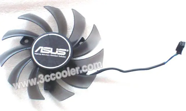 Alt view image 2 of 2 - FirstD FD7010H12D 12V 0.35A 4 Wires 4 Pins Conncetor VGA fan, Frameless Fan