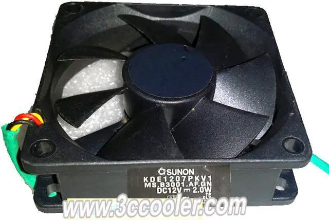 Main image of SUNON 7020 KDE1207PKV1 MS.B3001.AF.GN 12V 2.0W 3Wire Projector Fan