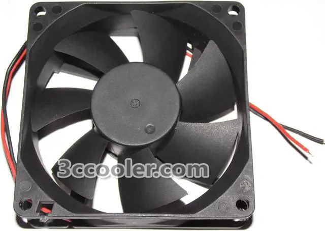 Alt view image 2 of 2 - Jamicon 8025 JF0825B2UR-R JF0825B2UR 24V 0.21A 2 Wires Cooling fan