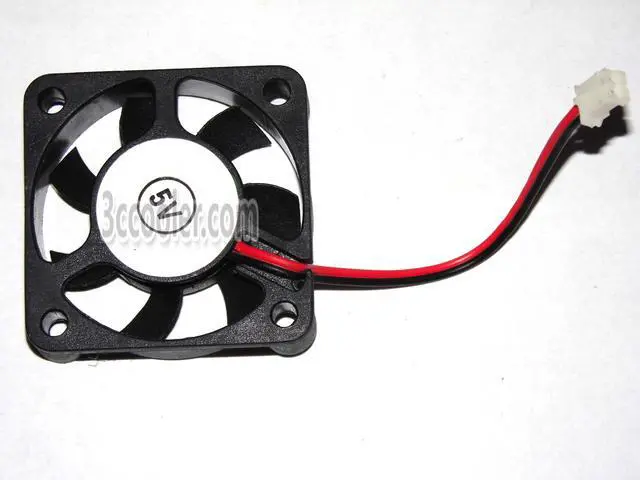 Alt view image 2 of 2 - A-Pack 4010 A4010M05S 5V 0.15A 2 Wires 2 Pins Connector square DC Cooling fan