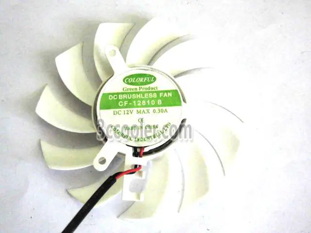 Main image of EVERCOOL CF-12810B 12V 0.3A 2 Wires 2 Pins Connector VGA Fan