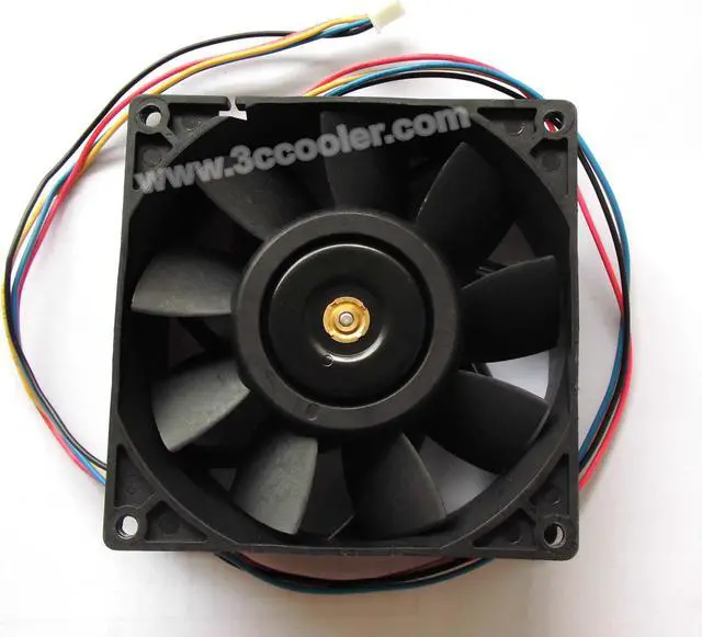 Alt view image 3 of 3 - Delta 9038 PFB0948UHE -6E39 48V 0.8A 4 Wires HW P/N:32010084 Cooling fan,Server fan