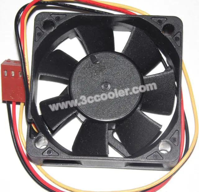 Alt view image 2 of 2 - Colorful 5015 CF-12515 12V 0.18A 3 Wires 3 Pins Connector  Square DC Cooling fan