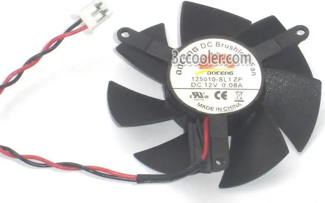 125010-SL1 ZP 12V 0.08A 2 Wires 2 Pins Connector Frameless