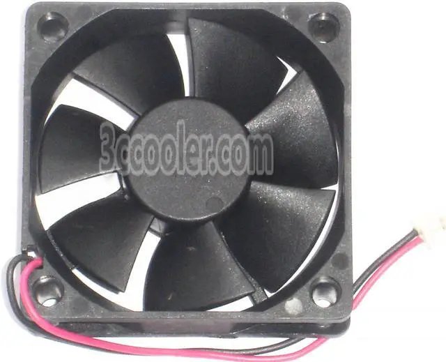 Alt view image 2 of 2 - Xfan 6015 RDL6015S1 12V 0.11A 2 Wires 2 Pins Connector Square Cooling fan