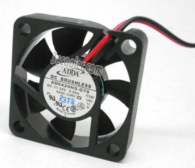 Main image of ADDA 4010 AD0424HS-G70 24V 0.09A 2Wire Cooling Fan
