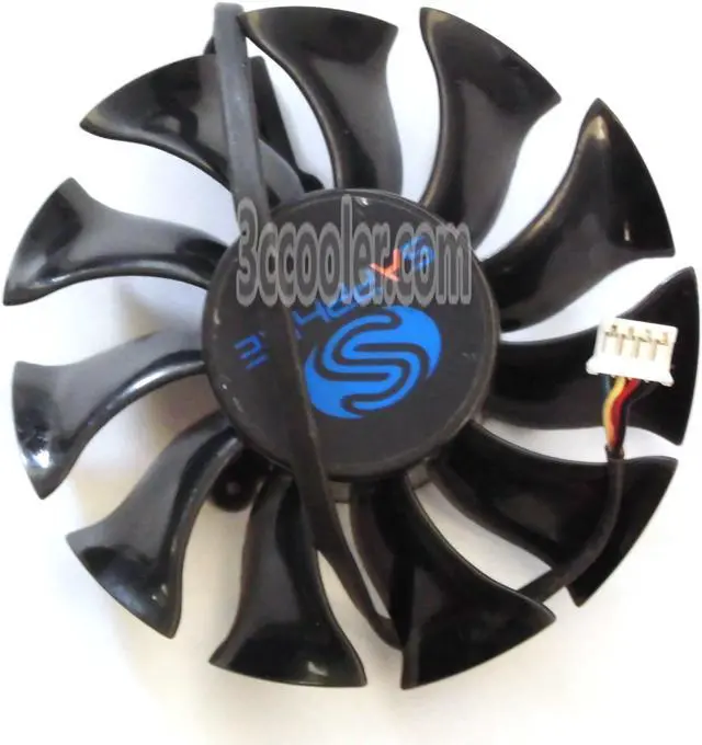 Alt view image 2 of 3 - FirstD FD9225U12S 12V 0.48A 4 Wires 4 Pins Connector Frameless Cooling fan, VGA Fan For HD5830 HD5850 HD6850 VAPOR-X 6870 6950 TOXIC Video Card