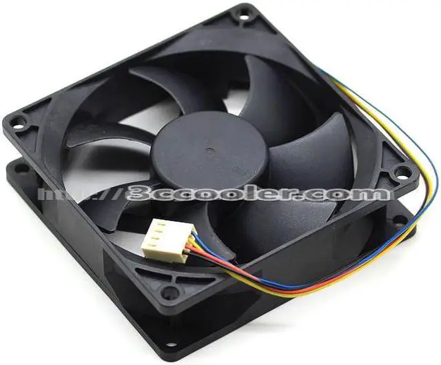 Alt view image 3 of 3 - AVC 9CM 9025 DS09225R12EP010 12V 0.10A 4 Wires 4 Pins CPU Fan