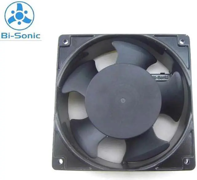 Alt view image 3 of 3 - Original 120x38mm Bi-Sonic 4C-230HB AC230V 2 Pins Axial Fan For Cabinet