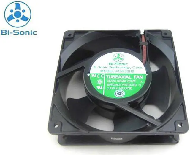 Main image of Original 120x38mm Bi-Sonic 4C-230HB AC230V 2 Pins Axial Fan For Cabinet