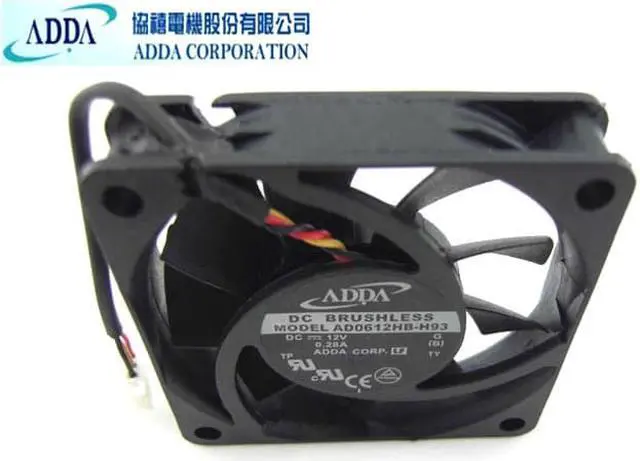 Alt view image 2 of 3 - Original ADDA 60x13mm AD0612HB-H93 12V 0.28A 3 Wires 3 Pins Projector Fan Axial Fan