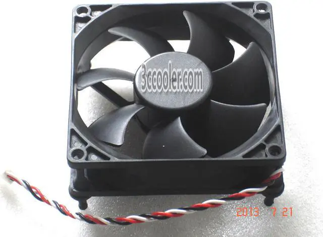 Alt view image 2 of 2 - AVC 92x25mm DS09225R12H-115 12V 0.41A 3 Wires 3 Pins Case Fan 9CM CPU cooler