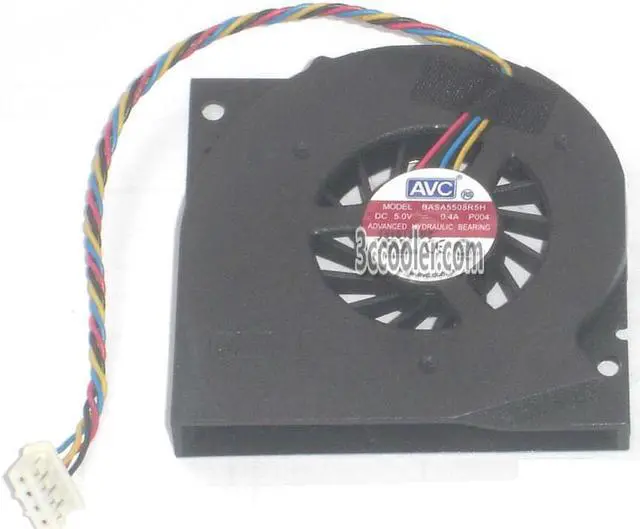 Main image of AVC BASA5508R5H 5V 0.4A 4 Wires 4 Pins Notebook laptop fan cpu cooler For A4980 IBM