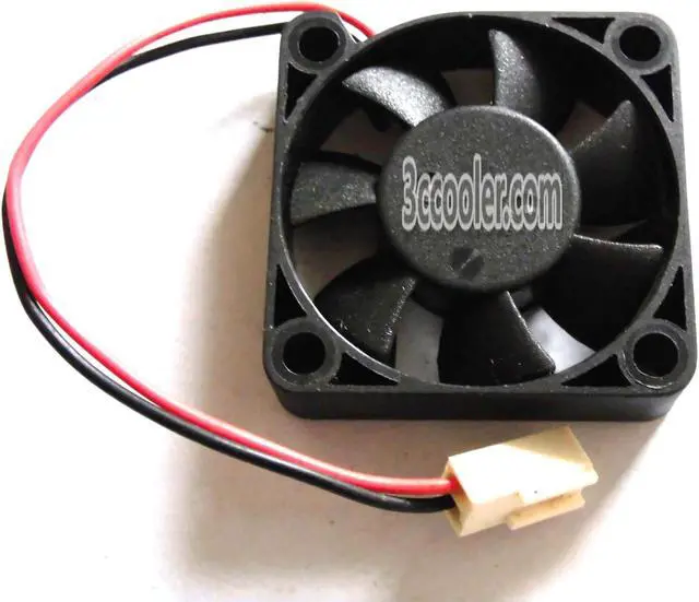 Alt view image 2 of 2 - ADDA 40x10mm AD0412HX-G70 12V 0.1A 2 Wires 2 Pins 4CM fan cpu cooler