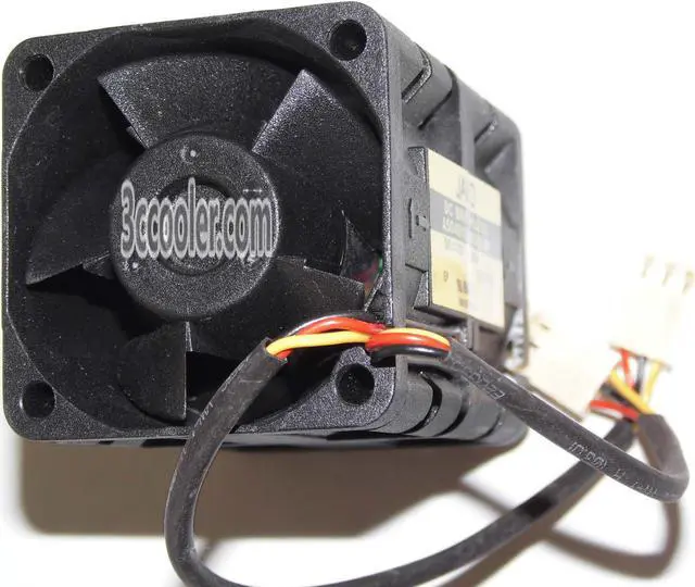 Alt view image 4 of 4 - ADDA JARO 40x56mm AS04012UB565300 12V 1A (3 Wires 3 Pins)* 2 Server Cooling fan 4CM inverter Cooler